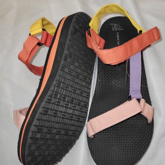 Multi-Colored Tru- Gem Size 12 Beach Sandals - Picture 3 of 4